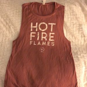 whitney simmons Tops - Whitney Simmons How Fire Flames Tank whitney simmons Tops - Whitney Simmons How Fire Flames Tank